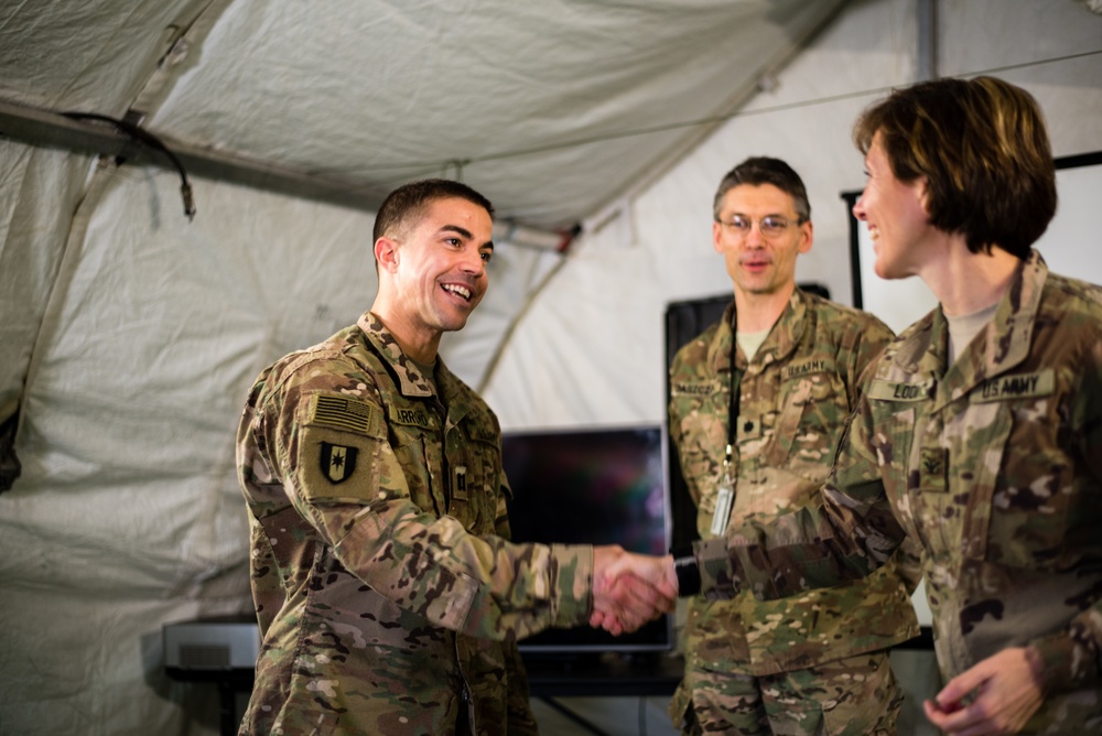 Brigade Commander visits 28th CSH