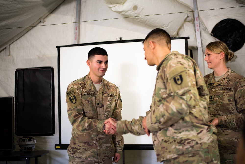 Brigade Commander visits 28th CSH