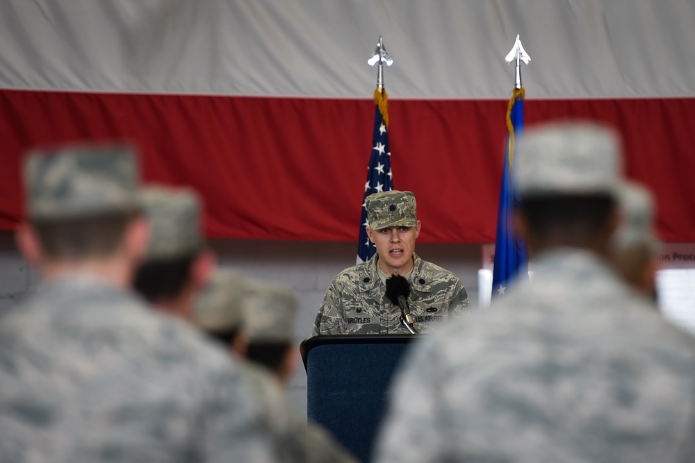 Broyles assumes command of 1st SOAMXS