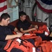USS Wayne E. Meyer Sailors Do Maintence Checks
