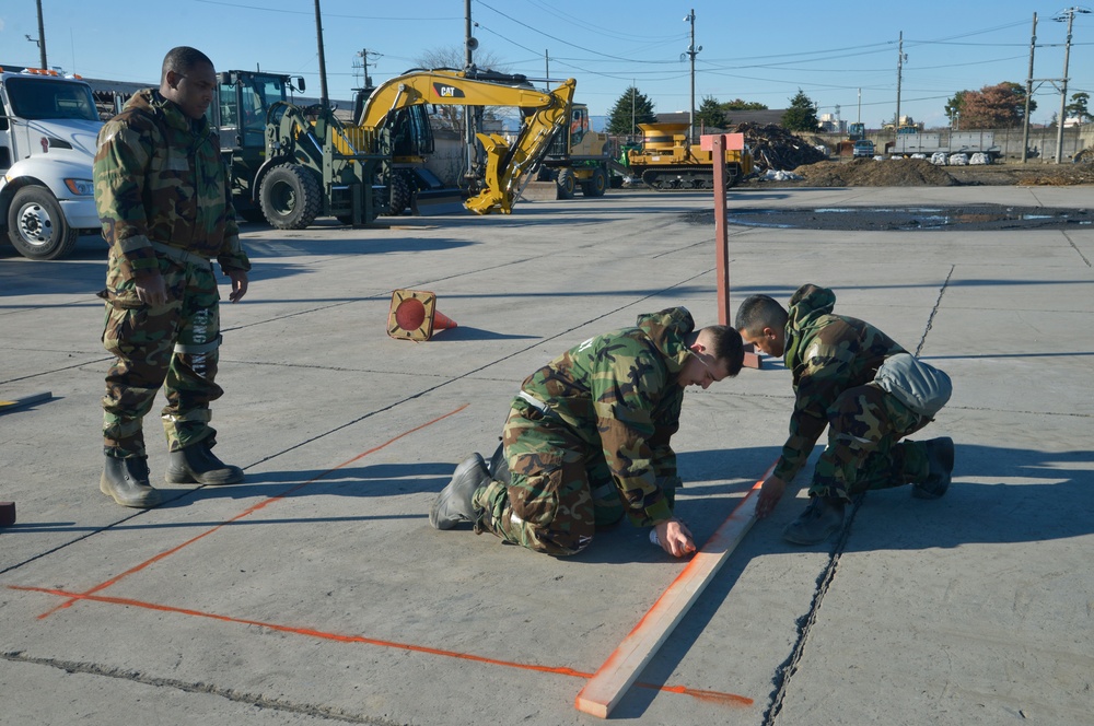 Airmen complete crater repair training