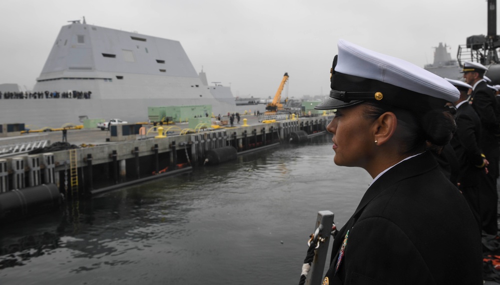 USS Wayne E. Meyer DDG 108 Departs for Deployment