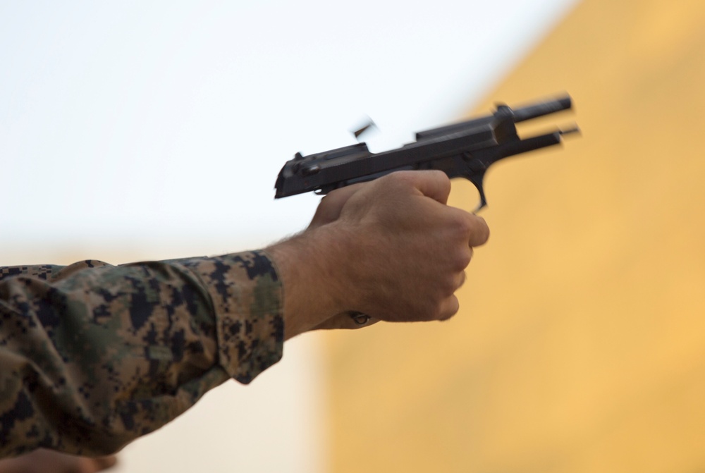 SPMAGTF conducts Combat Pistol Qualification