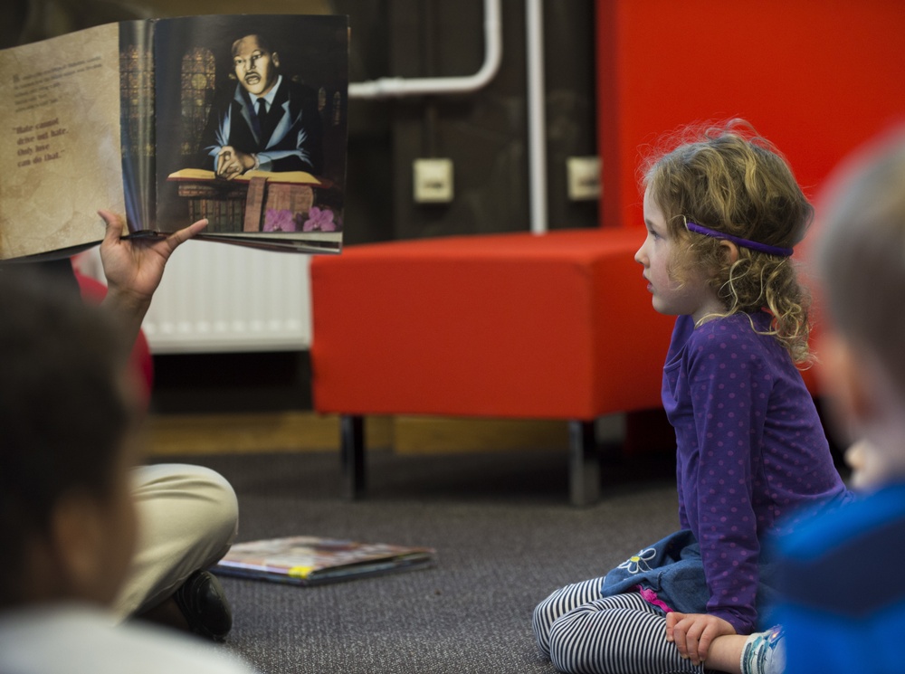 Spangdahlem's library holds MLK story time