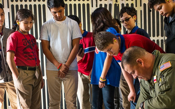 Alamo Wing showcases C-5M during tour