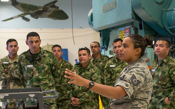 Alamo Wing showcases C-5M during tour