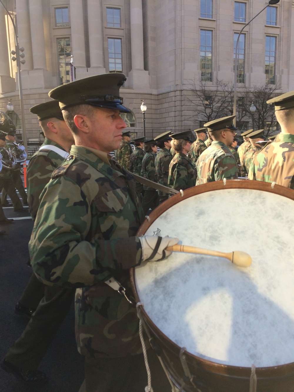 Units rehearse for 2017 Inaugural Parade