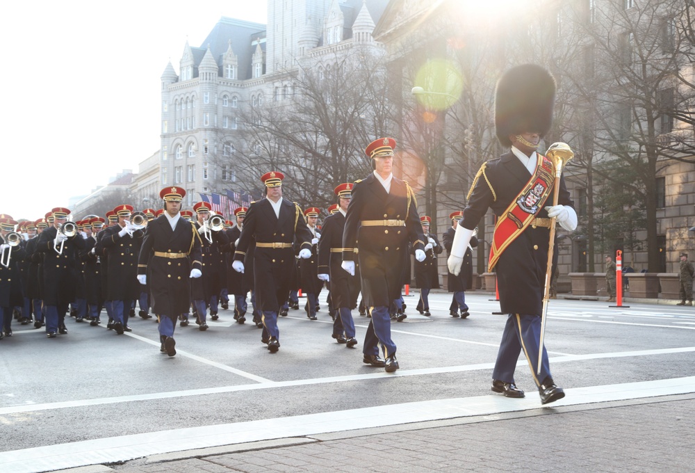 Rehearsal of the Inaugural parade