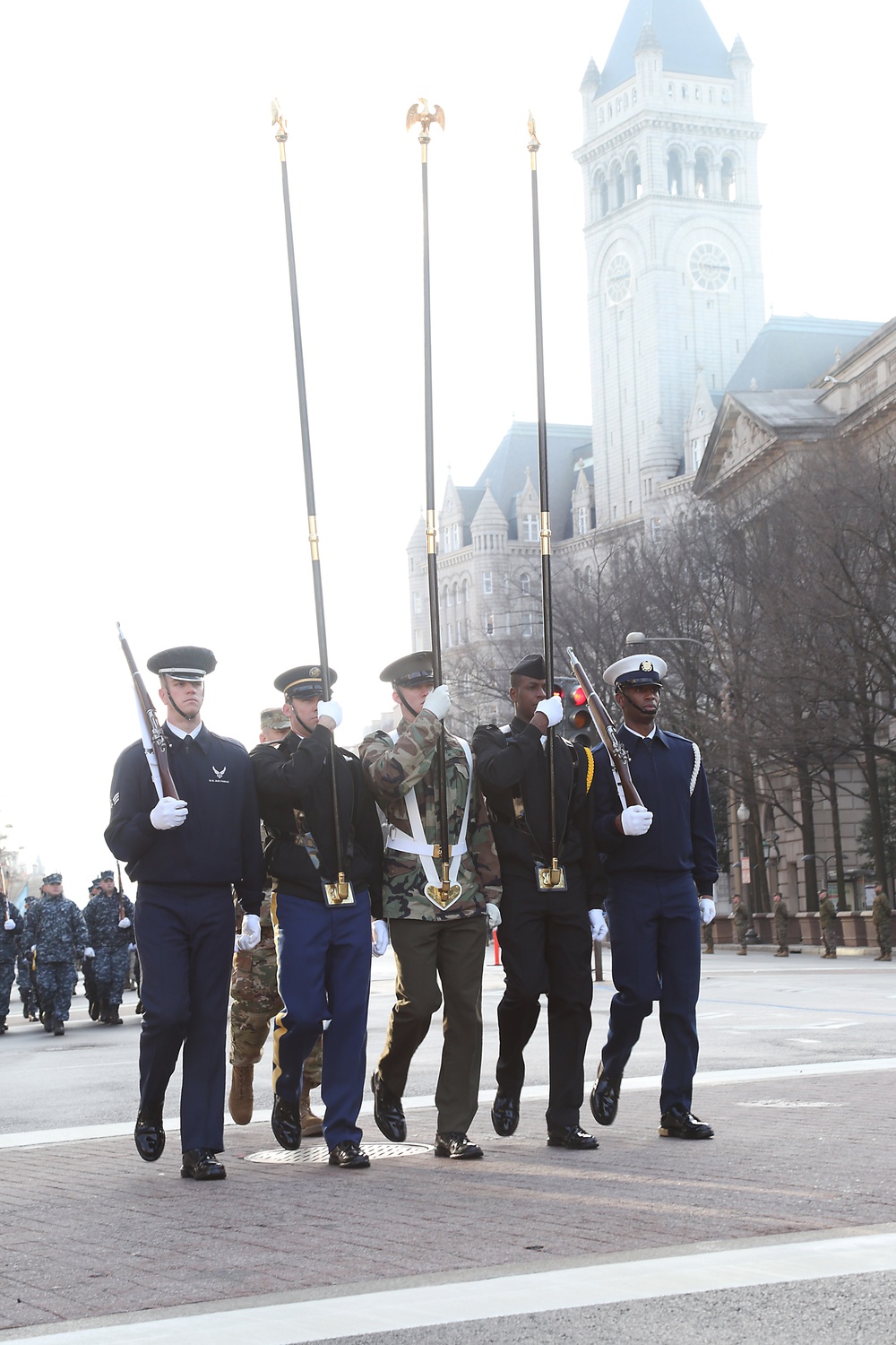 Rehearsal of the Inaugural parade