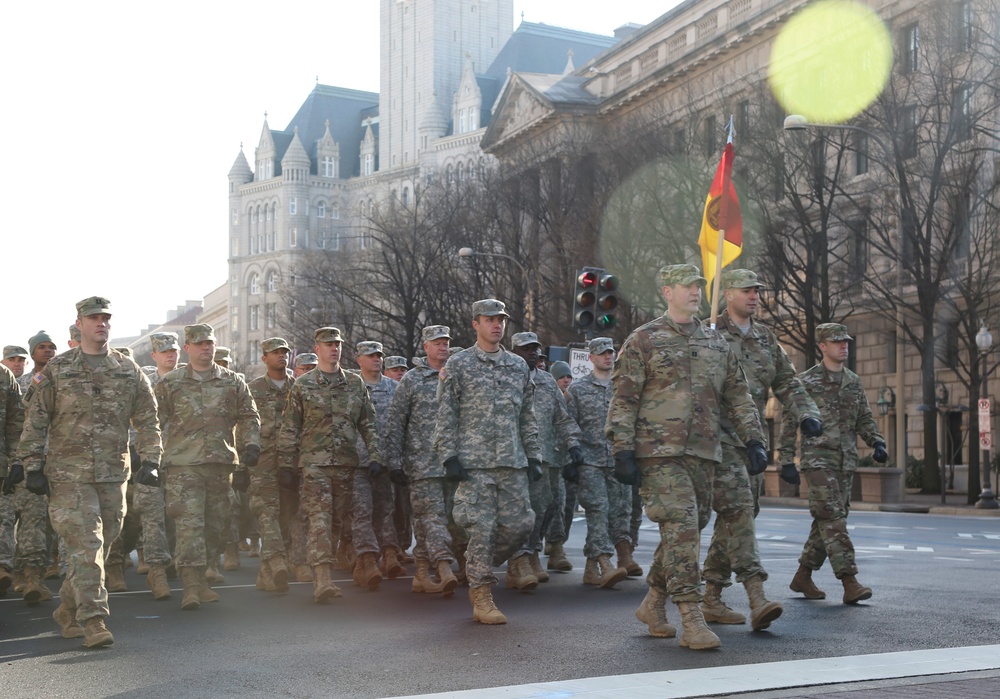 Rehearsal of the Inaugural parade