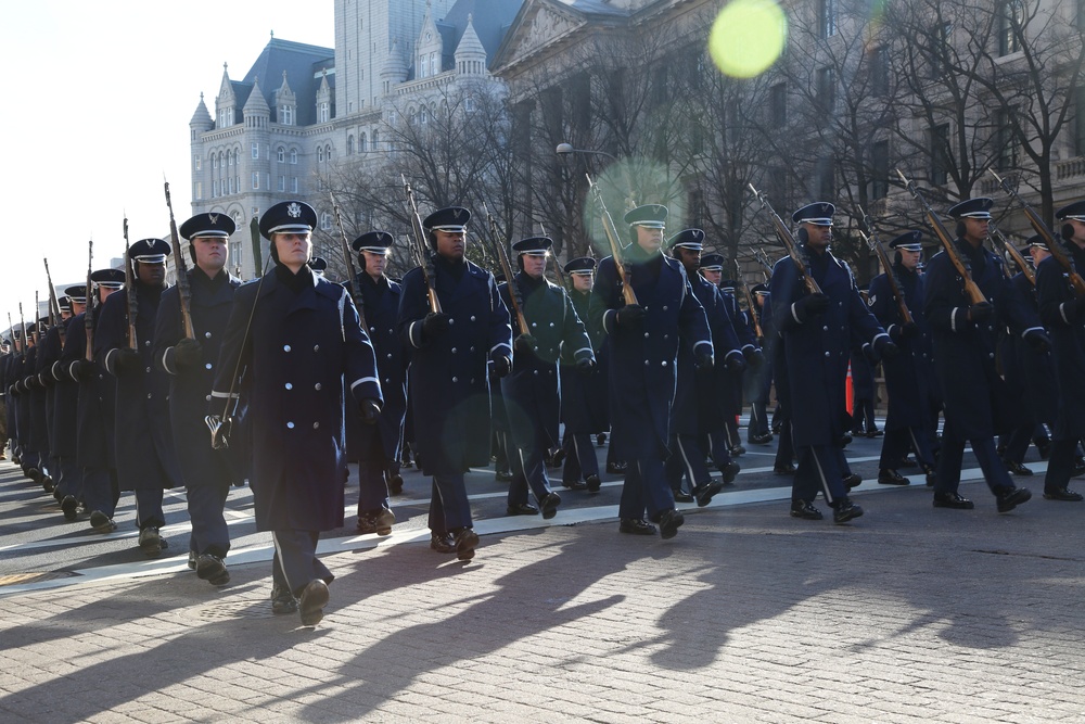Rehearsal of the Inaugural parade