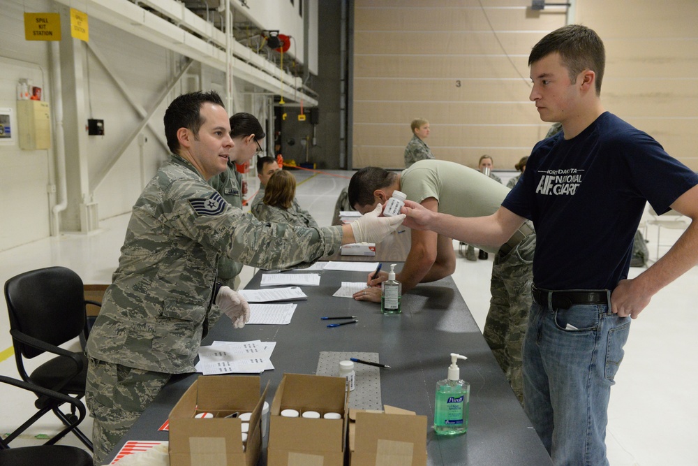 119th Wing members participate in drug testing program