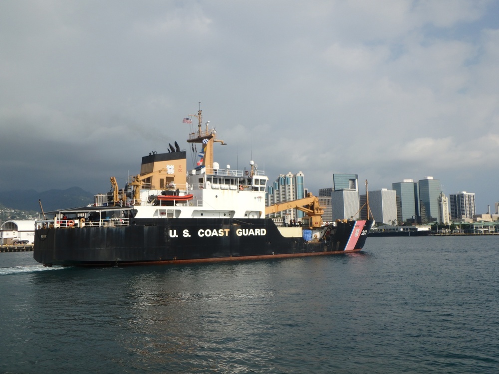 USCGC Kukui departs Hawaii for midlife maintenance in Baltimore