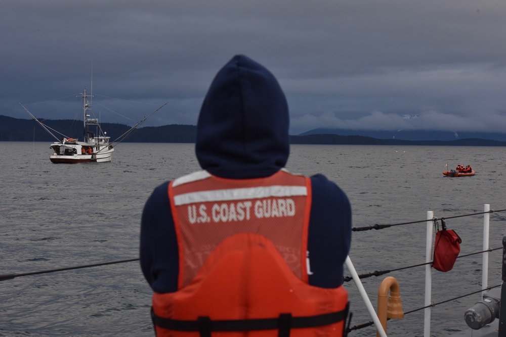 Coast Guard Cutter Anacapa Boarding