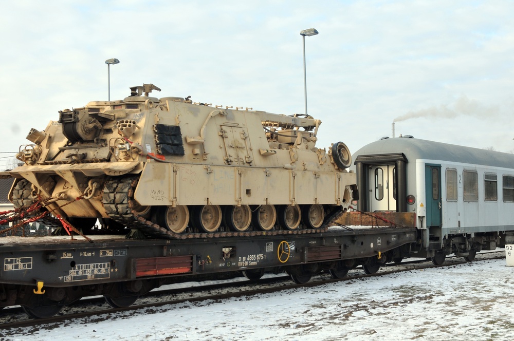 64th BSB, 4th ID continues railhead operations