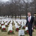SD visits Arlington Cemetery on last day in office