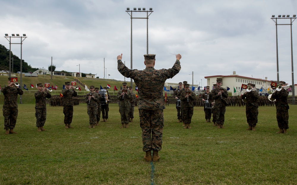 3rd Marine Division Change of Command Ceremony