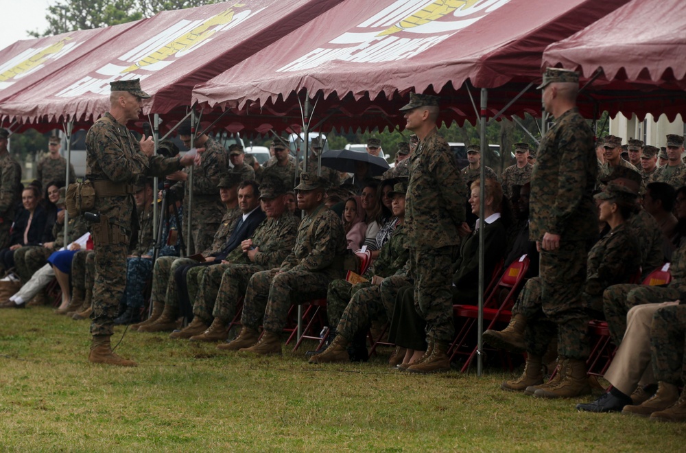 3rd Marine Division Change of Command Ceremony