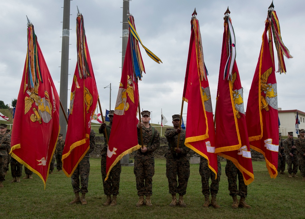 3rd Marine Division Change of Command Ceremony