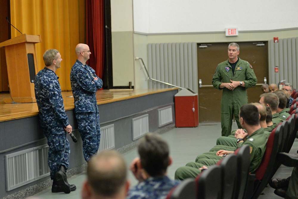 VADM Aucoin All Hands Call - Camp Foster, Okinawa, Japan