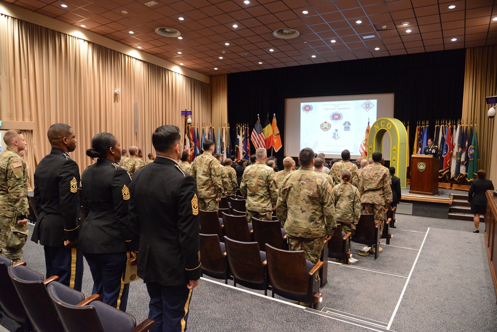 Army Garrison Benelux NCO Induction Ceremony SHAPE Belgium