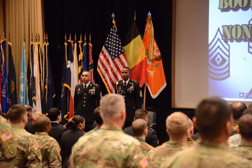 Army Garrison Benelux NCO Induction Ceremony SHAPE Belgium