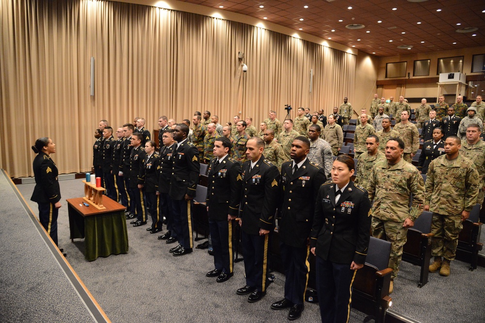 Army Garrison Benelux NCO Induction Ceremony SHAPE Belgium