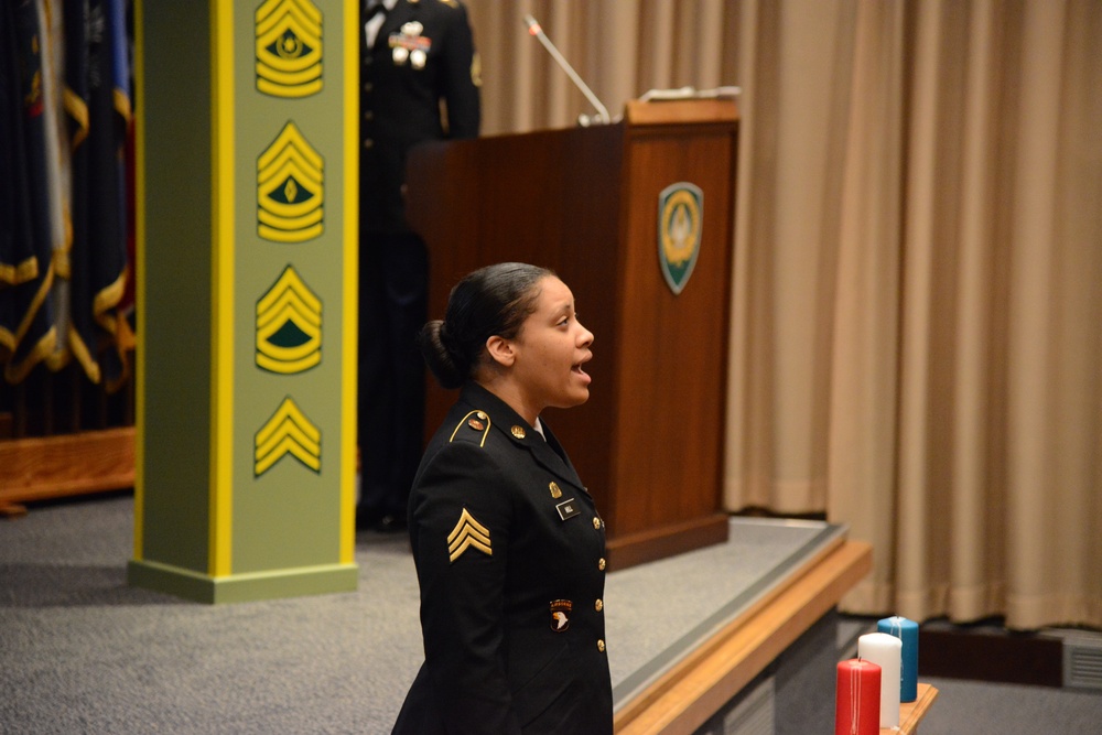 Army Garrison Benelux NCO Induction Ceremony SHAPE Belgium