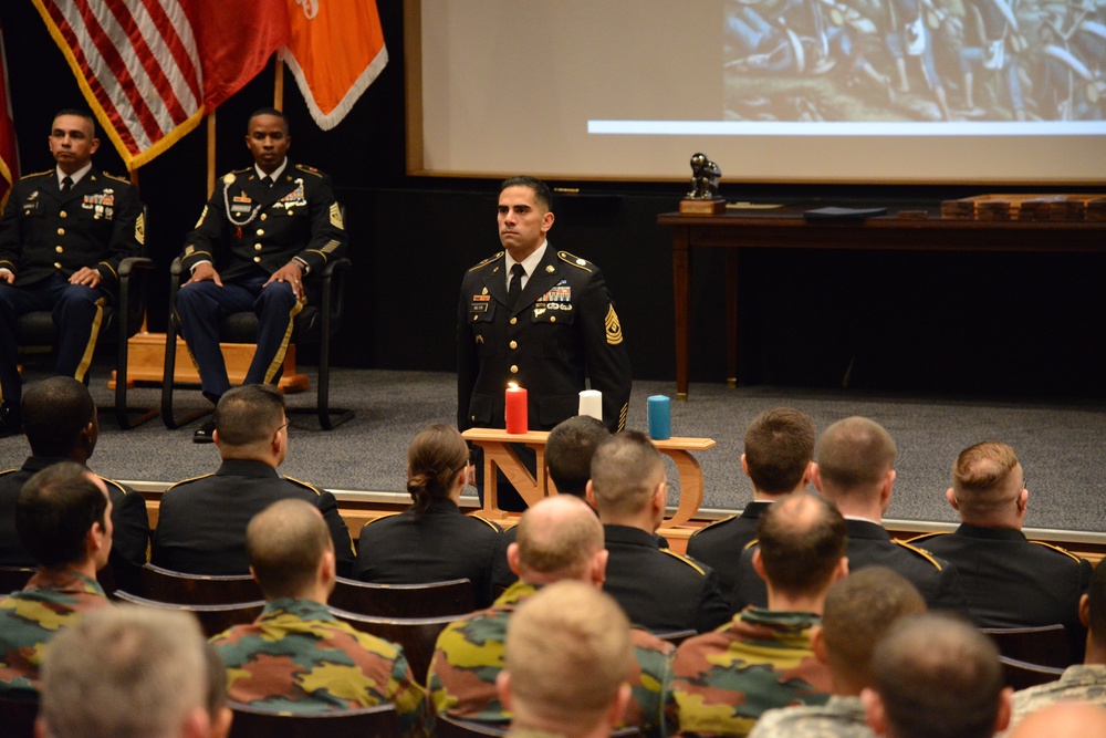 Army Garrison Benelux NCO Induction Ceremony SHAPE Belgium