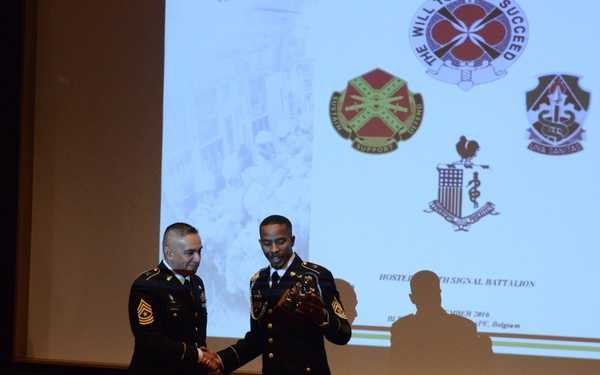 Army Garrison Benelux NCO Induction Ceremony SHAPE Belgium