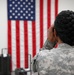 U.S. Army Reserve Soldier conducts eye exam