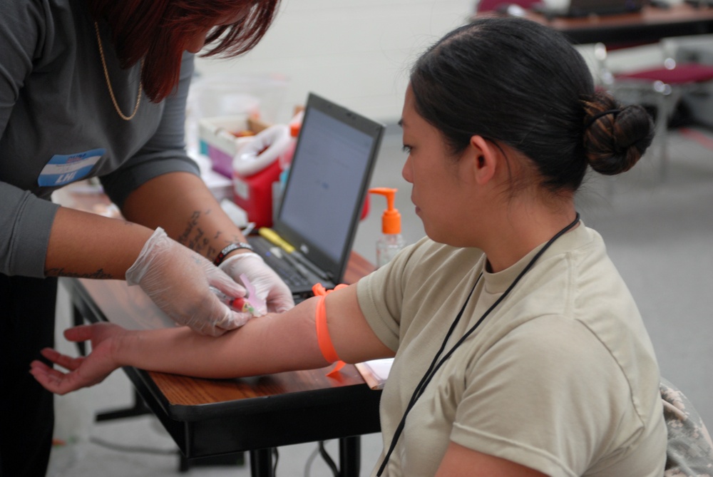 U.S. Army Reserve Soldier ensures she is medically ready to mobilize