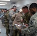 Soldiers prepare paperwork during SRP