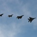 USAF fighter jets practice for inauguration flyover