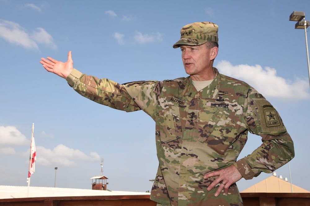 Gen. Daniel Allyn visits Camp Lemonnier, Djibouti