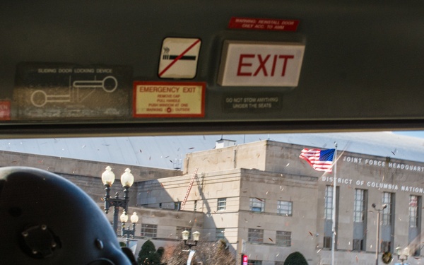 National Guard support for 58th Presidential Inauguration