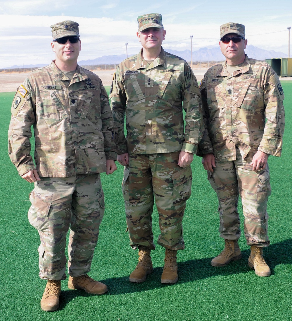 Director of the Army National Guard visits &quot;Warrior&quot; Battalion