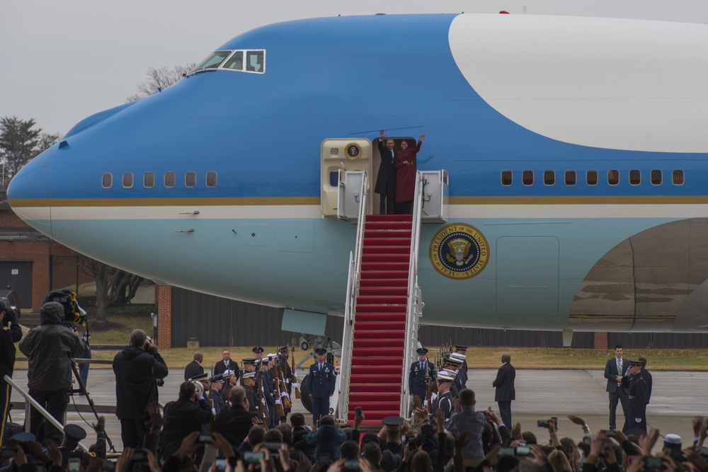 Former President Obama's Final Departure