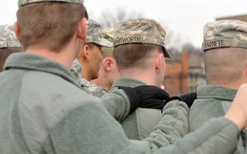 Pennsylvania and Kentucky National Guard troops sworn in to support security efforts for 58th Presidential Inauguration