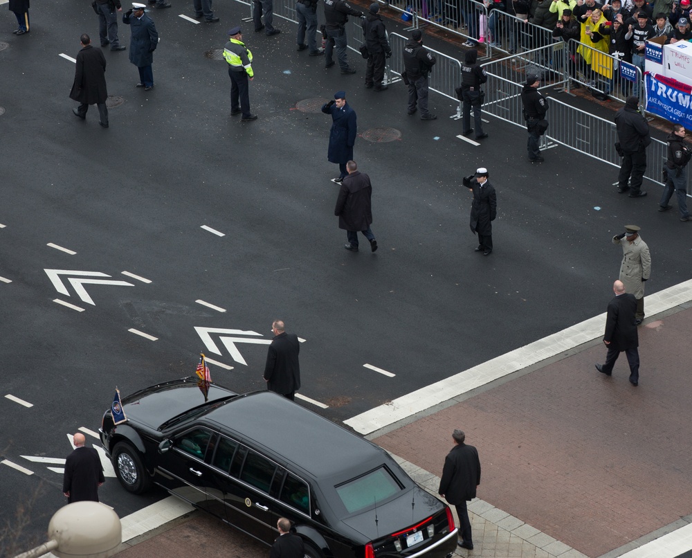 during the 2017 Inauguration