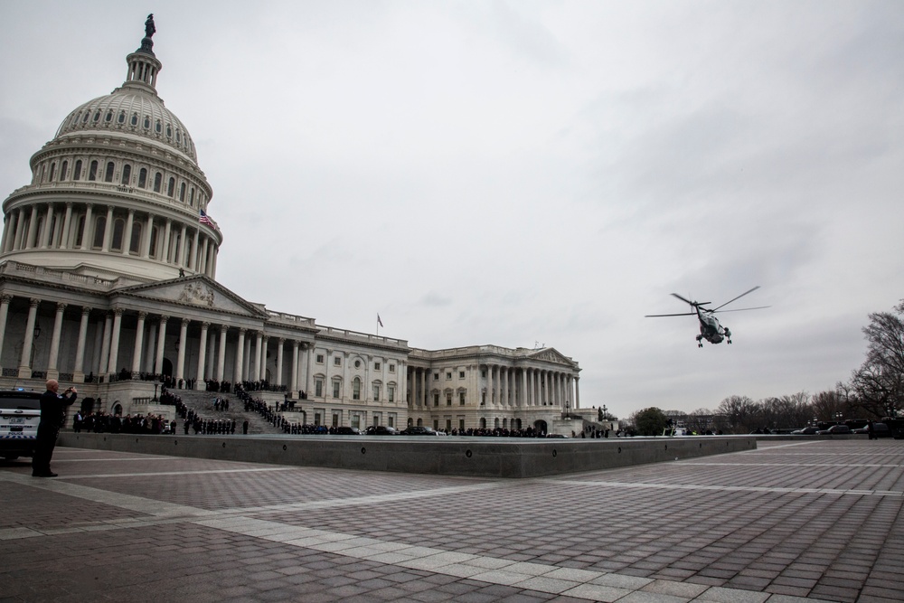 Military Participates in 58th Presidential Inauguration