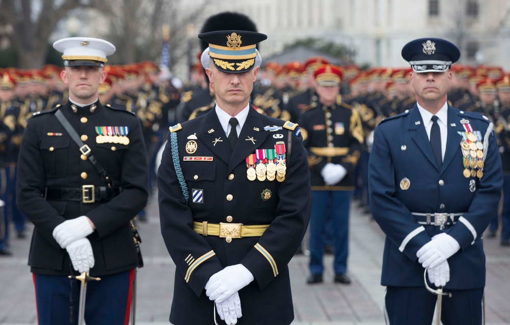 Military Participates in 58th Presidential Inauguration