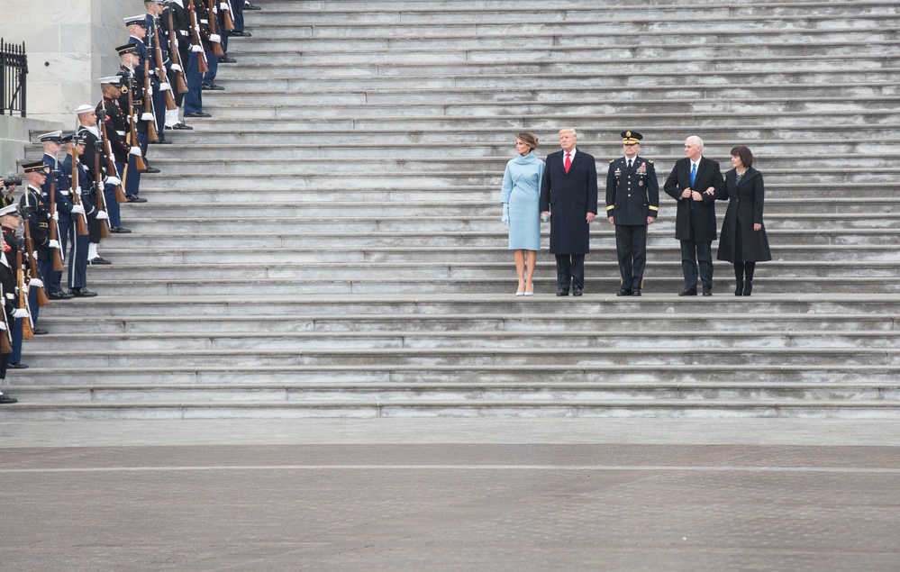 Military Participates in 58th Presidential Inauguration