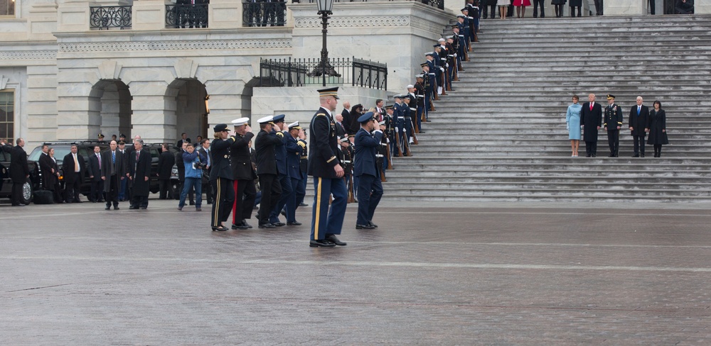 Military Participates in 58th Presidential Inauguration