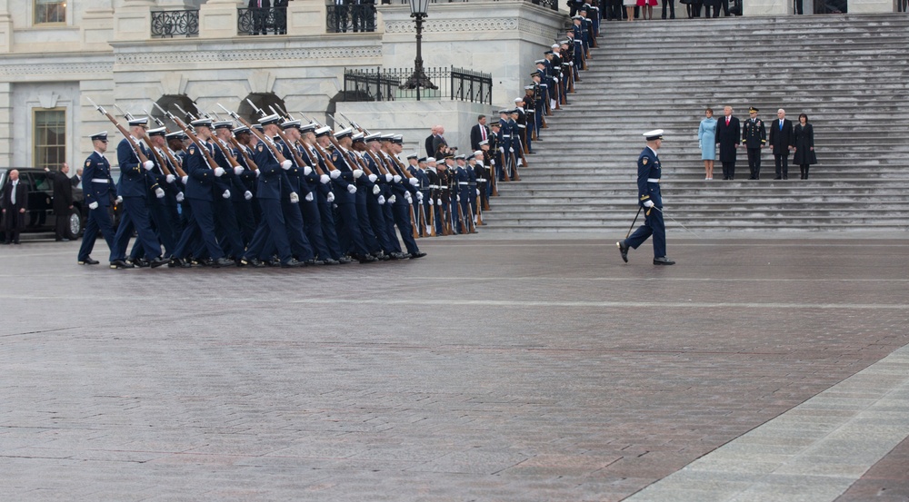 Military Participates in 58th Presidential Inauguration