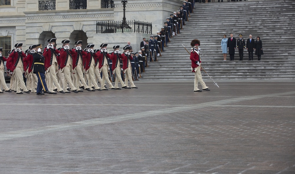 Military Participates in 58th Presidential Inauguration