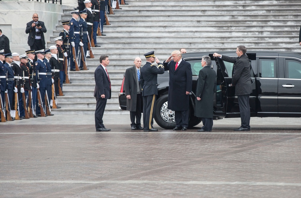 Military Participates in 58th Presidential Inauguration