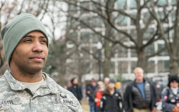 Maryland Guardsmen help support the 58th Presidential Inauguration