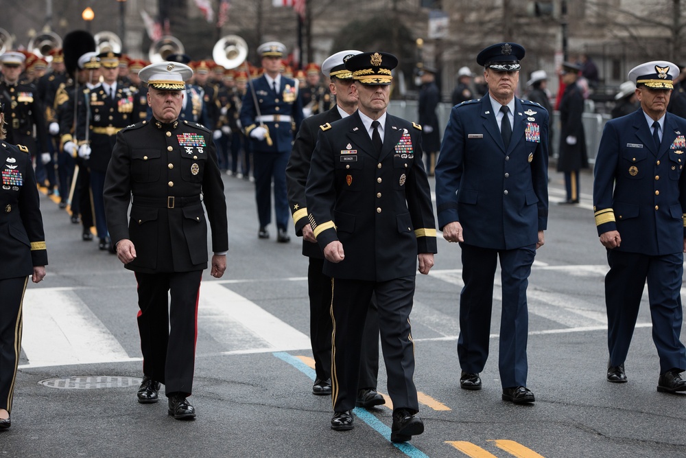 Units march in 58th Inauguration