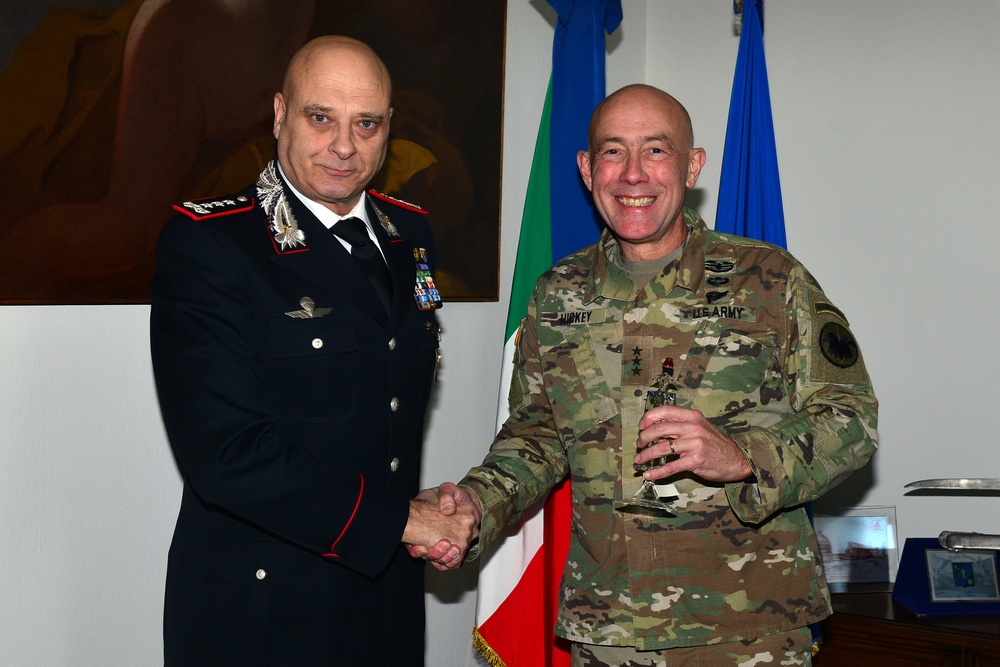 Lt. Gen. Charles D. Luckey visits at Center of Excellence for Stability Police Units (CoESPU)Vicenza, Italy